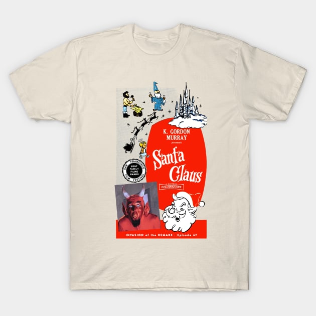 Santa Clause Vs The Devil T-Shirt by Invasion of the Remake